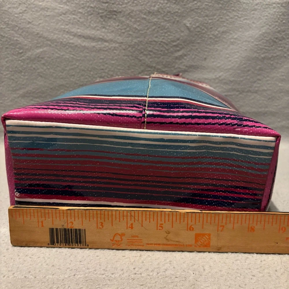 Consuela Thelma Colorful Striped Mini Tote Bag - Picture 5 of 7